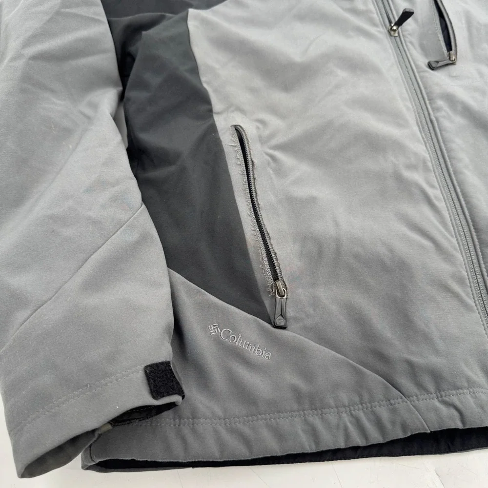 Columbia Titanium Omni Tech Women's Jacket XL Interchange Gray Outdoor‎ Coat